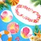24 Counts Hawaiian Leis Necklace Tropical Flower Lei Floral Luau Party Decorations Hawaiian Flower Luau Necklaces Hula Dance Garland Headbands for Beach Birthday Wedding Party(Pink)